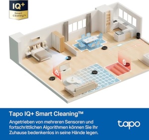 Aspirator robot Tapo RV30 Max Plus cu functie de stergere si statie de aspiratie automata, aspiratie ultra puternica de 5300Pa, navigatie duala LiDAR + IMU, control vocal Alexa si Google Assistant, APP - Img 10