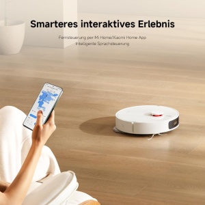 Aspirator robot Xiaomi X20 cu statie de auto-golire, 6000Pa putere, 4L rezervor - Img 8
