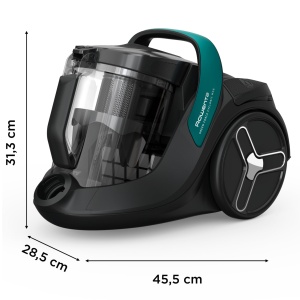 Aspirator Rowenta RO7B12, 900 W, 2,5 L, Eco-Design, Negru-Verde - Img 8
