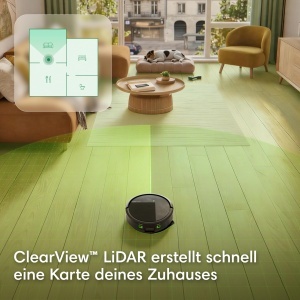 Aspirator si mop robot iRobot Roomba 115 Combo, 15000 Pa, negru - Img 6