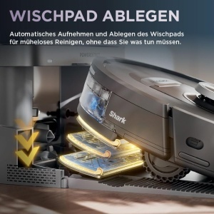 Aspirator si Wischrobot Shark PowerDetect RV2800, 2-in-1, Negru, Autonom - Img 7