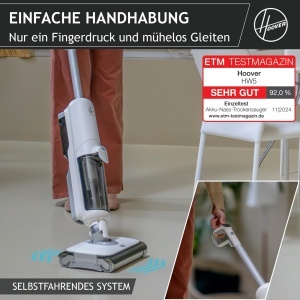 Aspirator umed-uscat Hoover HW500, 230W, cu sistem de dubla perie, autonomie 30 min - Img 3