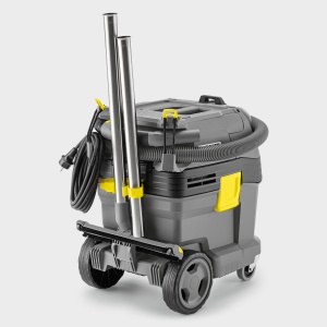 Aspirator umed/uscat Karcher NT 30/1 Tact L, putere: max. 1380 W, recipient din plastic: 30 l, furtun de aspirare 2,5 m, incl. filtru plisat plat PES, sac filtrant din lana, duza pentru podea si crapaturi - Img 2