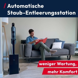 Aspirator vertical Hoover HF3 Pro Home HF350HP 60 min autonomie sistem automat de golire filtru HEPA 13 - Img 2