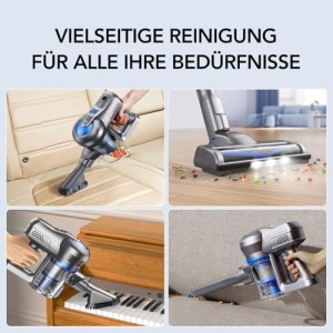 Aspirator vertical Kalado KCV500, fara fir, 23 kPa, 6-in-1, autonomie 35 min, ideal pentru par de animale si podele dure - Img 10