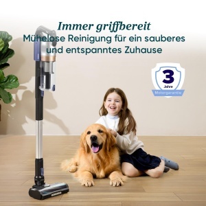 Aspirator vertical Levoit LVAC-300 fara fir autonomie 60 min anti-incalcire ideal pentru par de animale si podele dure - Img 9