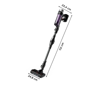 Aspirator vertical Rowenta X-Force Flex 960 RH2038 Lila-Negru fara fir autonomie 45 min - Img 8