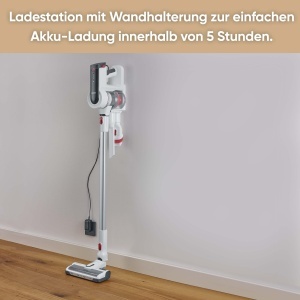 Aspirator vertical SEVERIN HV 7166, 2-in-1, 400 W, autonomie 60 min, alb - Img 8