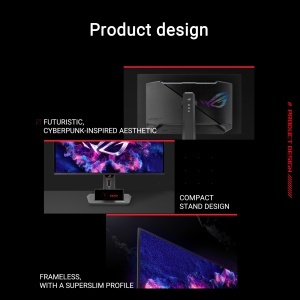 ASUS ROG Strix OLED XG27ACDNG - 27 Zoll WQHD Gaming Monitor - 360 Hz, 0.03ms GtG, G-Sync, FreeSync, AdaptiveSync, DisplayHDR 400 - QD-OLED, 16:9, DP 1.4 DSC, HDMI 2.1, USB-C mit 90W, USB-Hub, Ergo. - Img 6