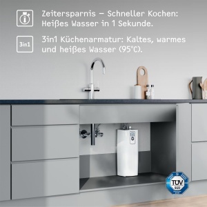 Automat de apa fierbinte STIEBEL ELTRON HOT 2.6 N Premium, 2.6L, 95C, Alb - Img 2