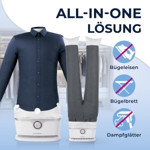 Automat de calcat camasi CLEANmaxx PRO cu accesoriu pantaloni 1800W - Img 7