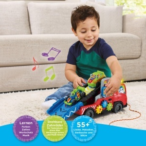 Autotransporter VTech Baby cu 2 masini, interactiv, 3-in-1, pentru 12-36 luni - Img 3
