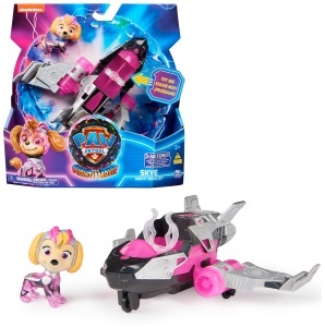 Avion de Jucarie PAW Patrol Skye, 17 cm, cu Efecte de Lumina si Sunet