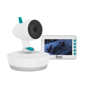 Babymoov Baby Monitor YOO-Moov - Camera 360 de grade cu telecomanda, ecran de 4.3"
