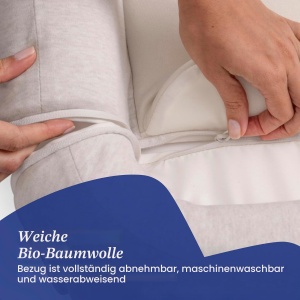 Babynestchen Chicco Mommy Pod 3in1, 81 cm x 49 cm, Bio-Baumwolle, Bej - Img 4