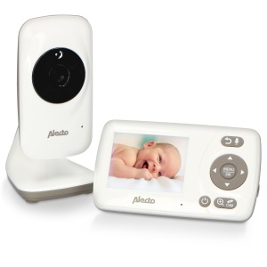 Babyphone Alecto DVM-71 cu camera video, alb