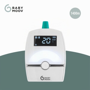 Babyphone audio Babymoov Premium Care, 1400 m, cu tehnologie Digital Green - Img 3