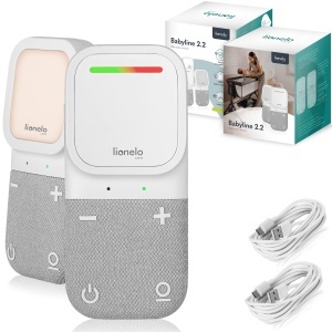 Babyphone audio Lionelo Babyline 2.2 cu noapte, 70m interior, 400m exterior