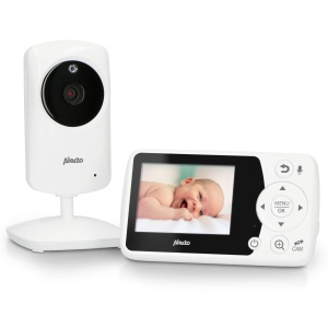 Babyphone cu camera Alecto DVM-64, display 2.4, comunicare bidirectionala