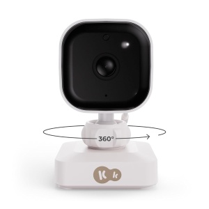 Babyphone Kinderkraft NITEEYE TRAVEL cu camera, monitor 4,3, cablu, VOX, alb - Img 5