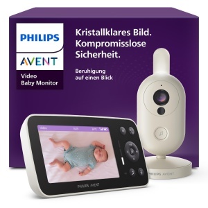 Babyphone Philips Avent cu camera HD, display 4.5, autonomie 48 ore