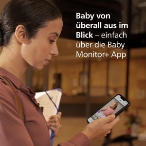Babyphone Philips Avent Premium SCD97426, Camera 1080p, Senzor Somn si Respiratie - Img 8