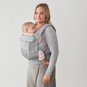 Babytrage Ergobaby Adapt SoftFlex Mesh, 0-48 luni, 3 pozitii - Img 8