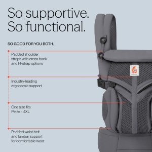 Babytrage Ergobaby Omni Classic, 4 pozitii, 0-48 luni, suport ergonomic - Img 4