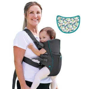 Babytrage Infantino Swift Classic, 2 pozitii de purtare, ajustabil, gri