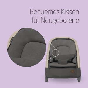 Babywippe Maxi-Cosi Kori 2-in-1, 0-2 ani, 15 kg, cu Spielzeugbogen, usor si compact - Img 3