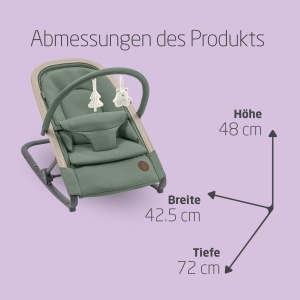 Babywippe Maxi-Cosi Kori 2-in-1, 0-2 ani, 15 kg, usor si compact - Img 8