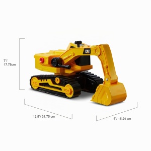 Bagger cu lumini si sunete CAT Construction Power Hauler 29,5 cm, interactiv - Img 6