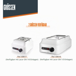Baie de apa pentru ciocolata Lacor 69618, 3.8L, inox, temperatura reglabila - Img 6