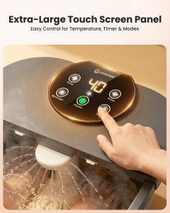 Baita electrica pentru picioare COMFIER 2026 cu masaj automat, 6 role, control temperatura - Img 7