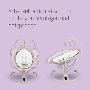 Balansoar electric Maxi-Cosi Cassia, 0-6 luni, max. 9 kg, 12 melodii, bej - Img 2