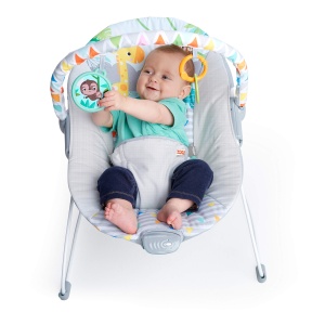 Balansoar pentru bebelusi Bright Starts Safari Fun, cu vibratii si jucarii, pana la 9 kg - Img 9