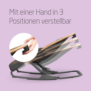 Balansoar pentru bebelusi Maxi-Cosi Kori 2-in-1 0-6 luni pana la 9 kg Balansoar pentru bebelusi 3 pozitii de inclinare reglabile cu o singura mana uso - Img 4
