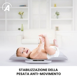 Balanta digitala GROWY AR2P223AB pentru bebelusi si adulti, capacitate 180 kg - Img 2