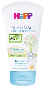 Balsam hidratant HiPP 150 ml, fara parfum, hypoalergenic, pentru piele sensibila