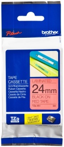 Banda de etichetare Brother TZe-451, 24mm, 8m, negrurosu