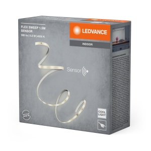 Banda LED cu senzor de atingere LEDVANCE, 1.5 m, culoare alb cald, montaj sub dulap - Img 4
