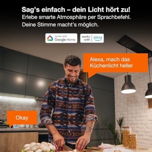 Banda LED decorativa LEDVANCE SMART WIFI, 5m, lumina reglabila, alb cald, silicon - Img 6