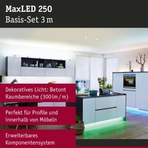 Banda LED Paulmann MaxLED 250 RGBW, 3m, 20W, Control cu telecomanda - Img 2