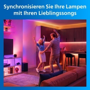 Banda LED RGBICWW Philips, 10 m, Lumina alba ajustabila, Control smart - Img 7