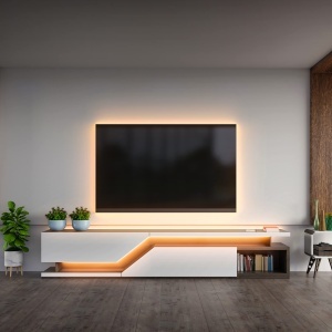 Banda LED USB B.K.Licht, 5m, RGB, dimabila, autoadeziva - Img 5