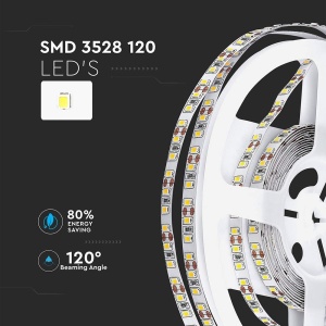 Banda LED V-TAC 600 LEDs SMD3528 5 m Lumina Naturala 4500 K - Img 7