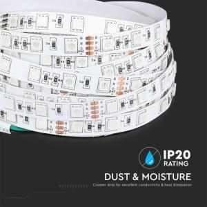 Banda LED V-TAC VT-5050 5m 10Wm 4000K IP20 - Img 7