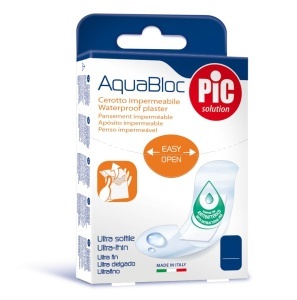 Bandaj Waterproof Pic Aqua Bloc Large, 10 bucati, transparent, antibacterian - Img 2