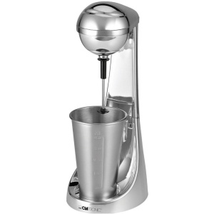 Barmani si spumante de lapte Clatronicr Aparat de smoothie Recipient din otel inoxidabil de 650 ml suport practic pentru pahare Blender 2 setari de vi - Img 4
