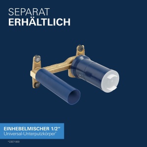 Baterie baie GROHE Essence 19408001 montaj pe perete economisire apa finisaj cromat - Img 5